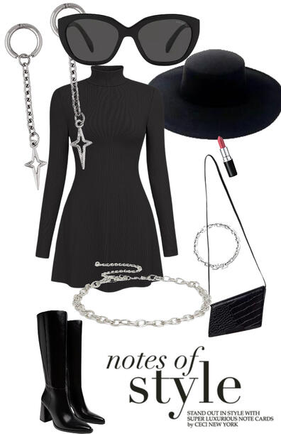 black and chains